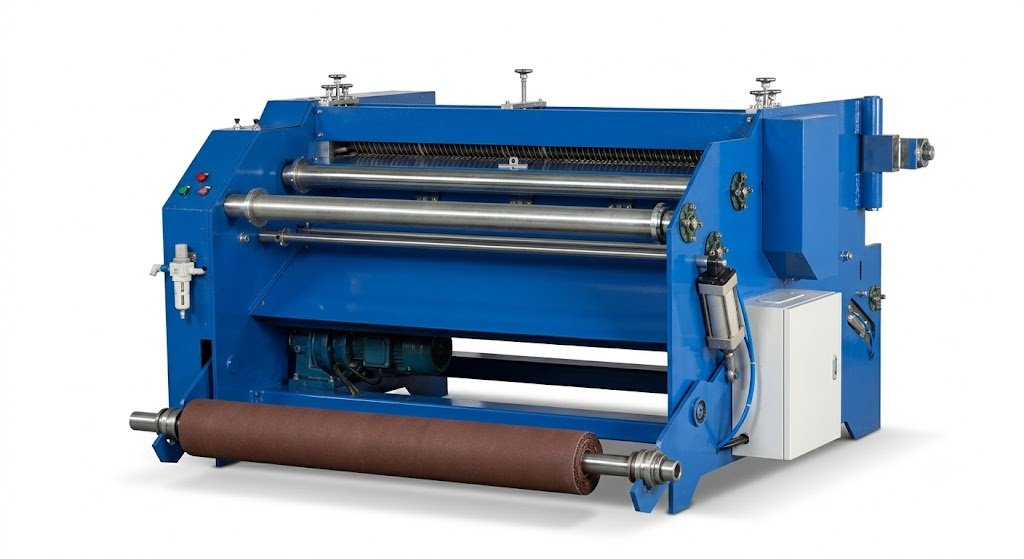 Automatic abrasive cloth slitting machine