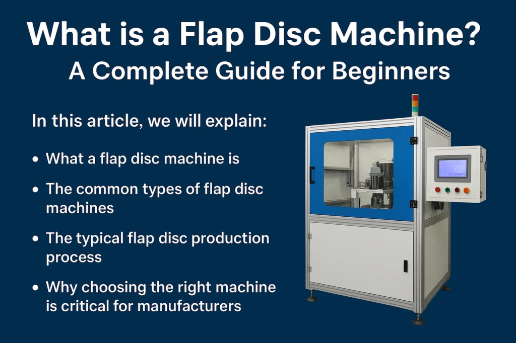 flap disc machine
