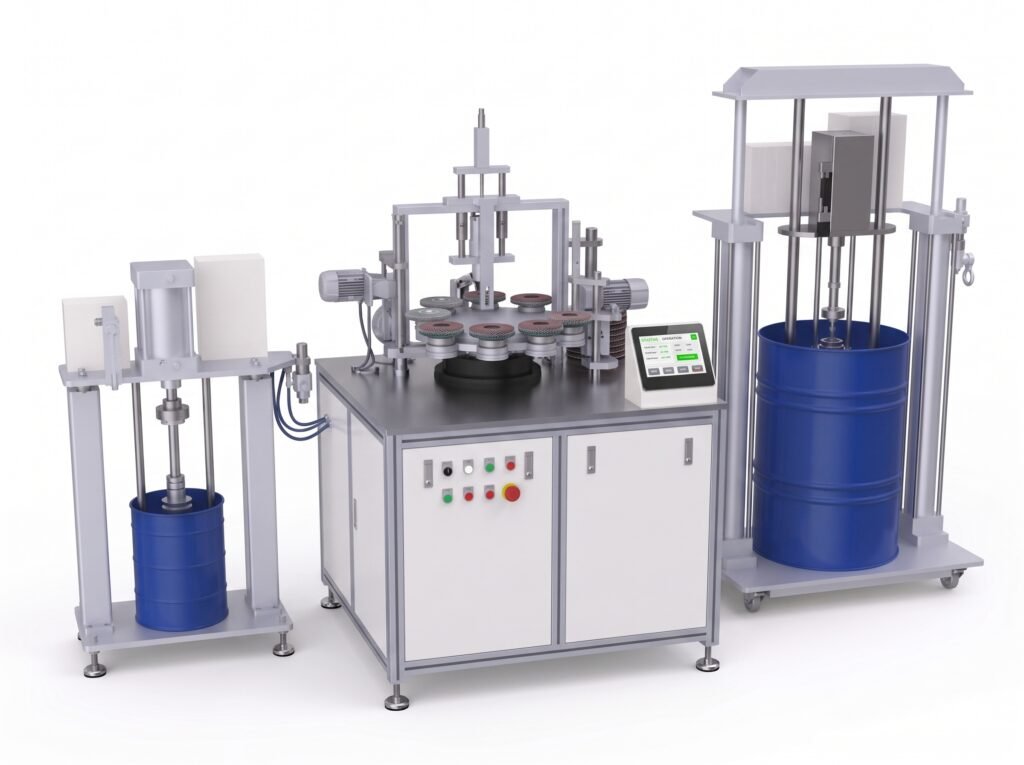 FLEXIBLE FLAP DISC MACHINE