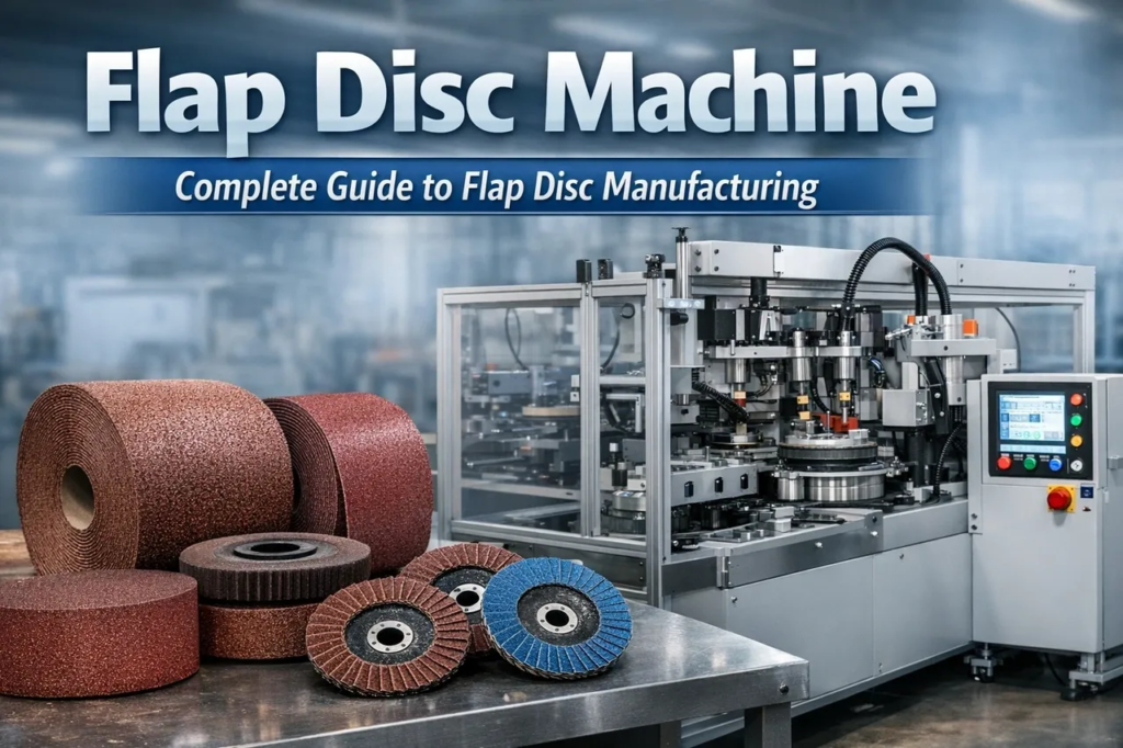 Flap disc machine