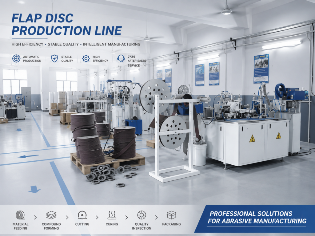 flap disc machine